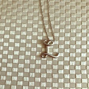 L initial necklace